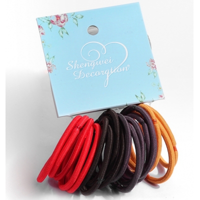 Best selling various colors elastic hair ties for girls decoration